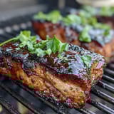 Grilled Peach Burrata Salad