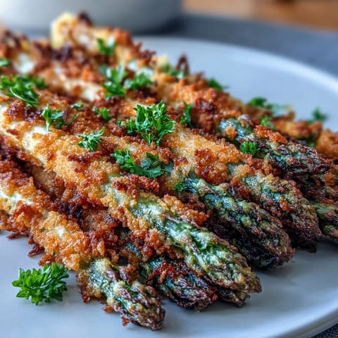 Crispy Asparagus Asiago Spears