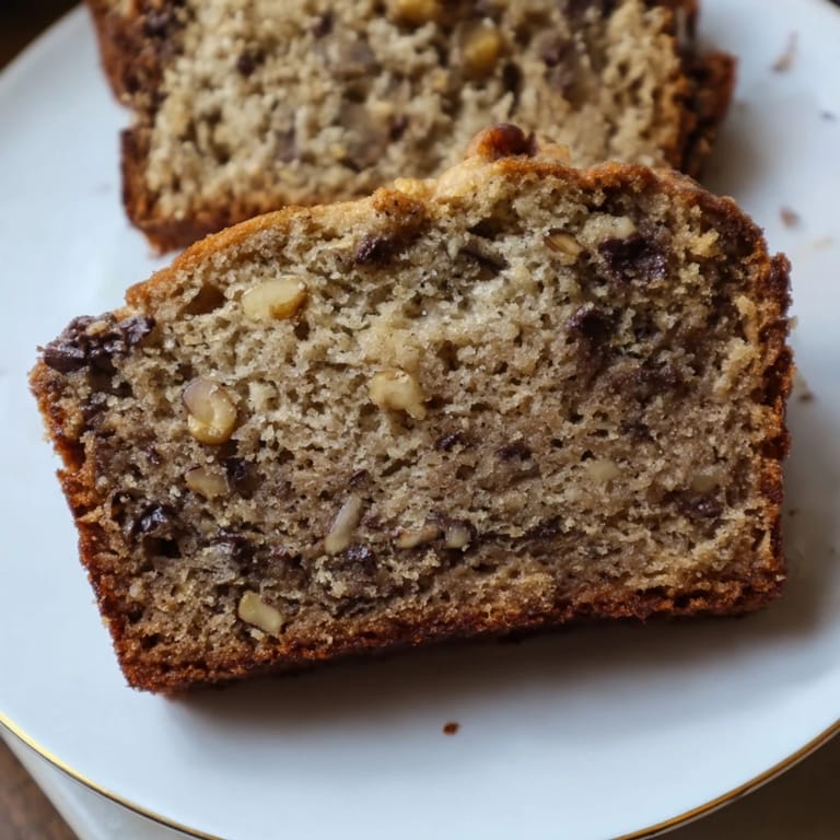 Warm, fragrant banana bread slices, pictured with a generous spread of butter, perfect comfort food.