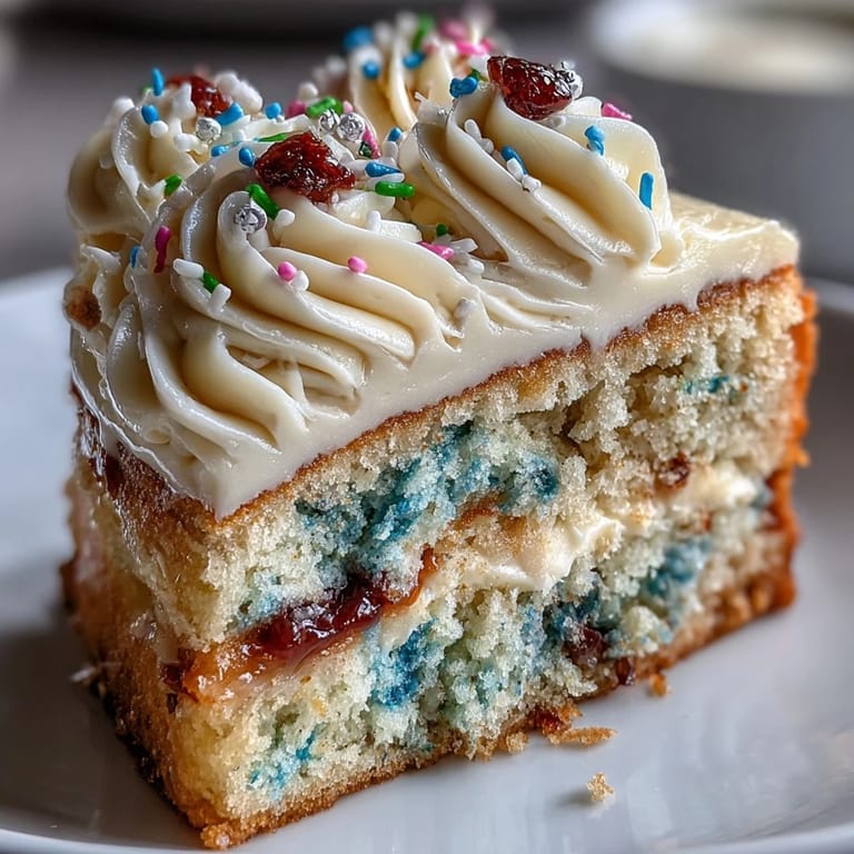 Festive graduation cake, Class of 2026, topped with creamy champagne frosting and sprinkles.