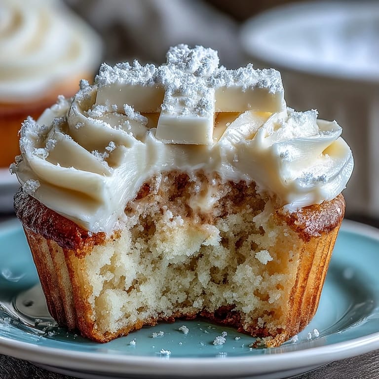 Delightful communion cupcakes, artfully frosted with a simple white fondant cross.