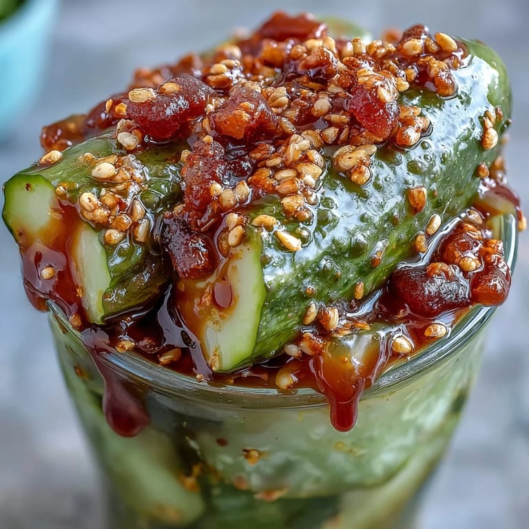 Tangy Chamoy Pickle Kit layered with colorful candies and zesty Tajín, a viral delight.